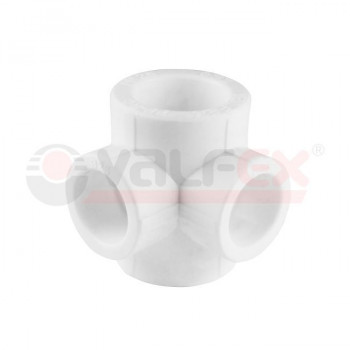 Крестовина ППР двухплосткостная 32x25x25x32 Valfex