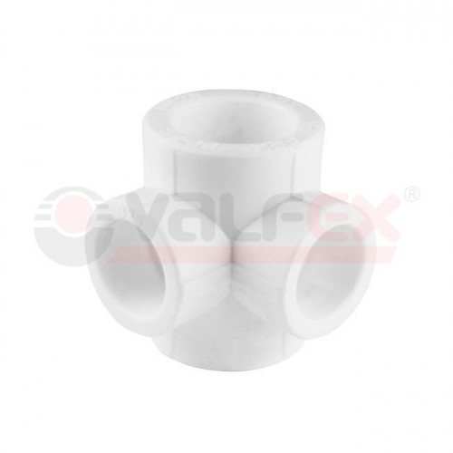 Крестовина ППР двухплосткостная 32x25x25x32 Valfex Крестовина ППР двухплосткостная 32x25x25x32 Valfex