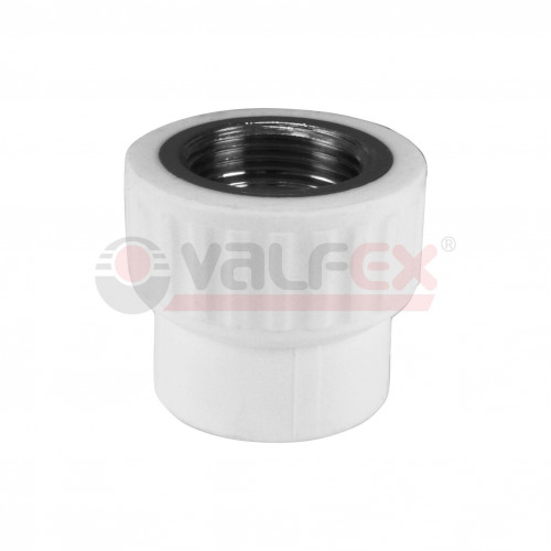 Муфта ППР комбинированная с внутренней резьбой 20x 3/4" Valfex
