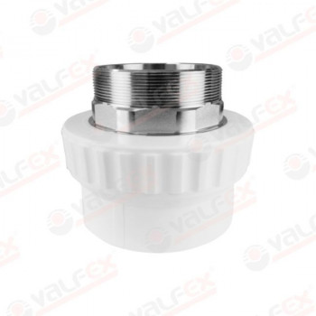 Муфта ППР комбинированная с наружной резьбой 90 x 3" под ключ Valfex