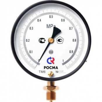 Манометр радиальный ТМ-610РМТИ.00(0-0,06MPa) точных измерений d=150мм М20х1,5.0,4 ЗП черный
