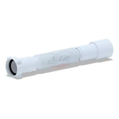 Трубка гибкая гофрированная 1 1/2"х40/50 L= 366-776 мм с гайкой АНИ пласт К106