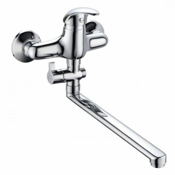 Смеситель для ванны душевой гарнитур, латунь GROSS AQUA Basic7237257C-35L(F)