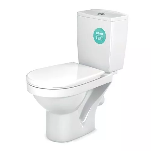 Унитаз-компакт косой выпуск GESSO VENTA Home De Lux, 2-режим. армат., сиденье ПП, крепеж (ВКЗ) Унитаз-компакт косой выпуск GESSO VENTA Home De Lux, 2-режим. армат., сиденье ПП, крепеж (ВКЗ)